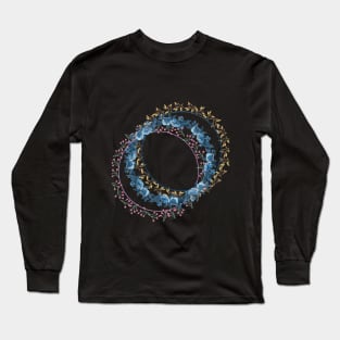 Floret Breath- "A Minimalist Floral Abstract" Long Sleeve T-Shirt